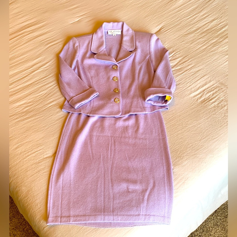 Vintage St. John 2-piece Suit Lavender